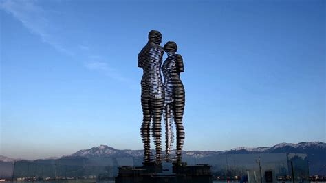 How he thinks, feels, behaves, takes action) makes her feel girly in comparison to him. Ali and Nino, Man and Woman, the Statue of Love sculpture ...