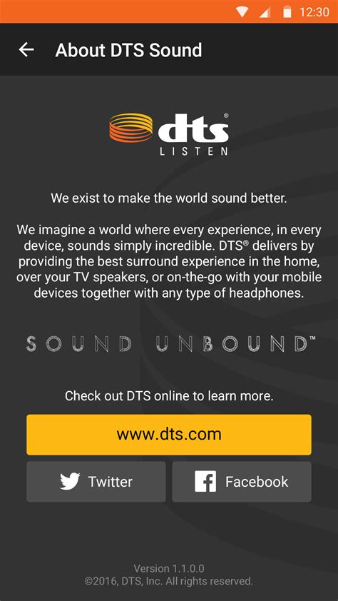 Dts Sound Android Reference App Anthony D Hands Portfolio