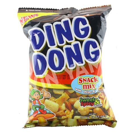 ding dong snack mix sweet and spicy 100g — yin yam food and beverage company