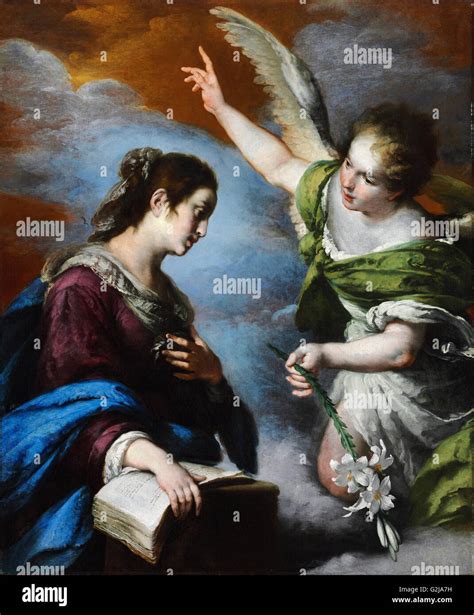 Bernardo Strozzi The Annunciation Museum Of Fine Arts Budapest