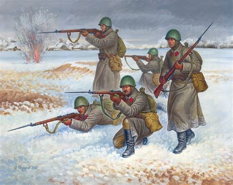1941 1943 Soviet Red Army Enlisted Infantrymens Winter Field Uniform