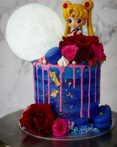 Sailor Moon Cake Sailor Moon Cakes Sailor Moon Birthday Anime Cake