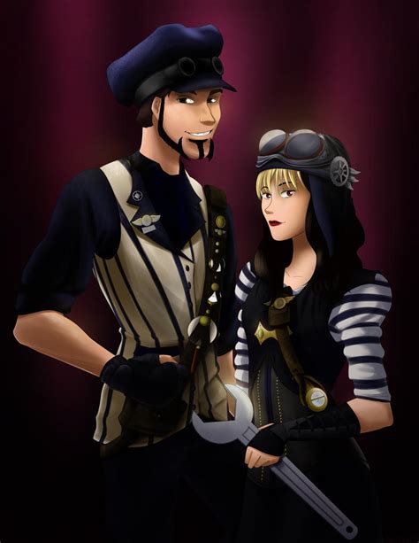 Steampunk Couple Commission By Artabstraction On Deviantart