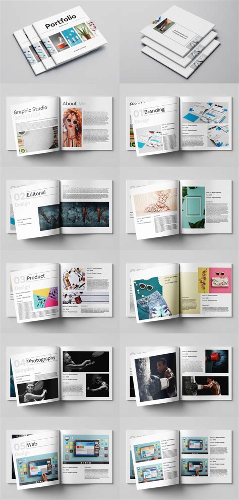 Graphic Design Portfolio Examples Printed Portfolio Graphic Design