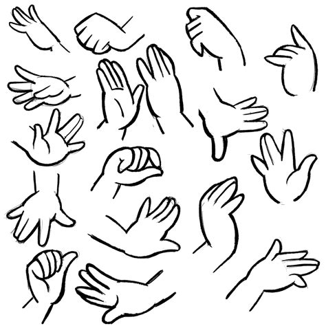 Hands Together Cartoon Drawing 101hannelore