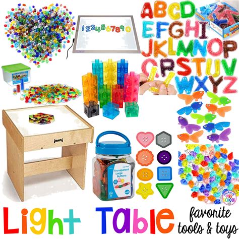 Light Table Favorites Pocket Of Preschool