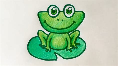 TATLI KURBAĞA ÇİZİMİ nasıl kolay kurbağa çizilir Kolay çizimler çizim dünyası YouTube