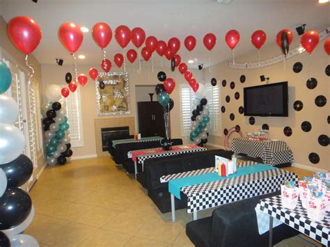 Diner Scene With Mini Futons And Ikea Tables 50 S Theme Party 50s
