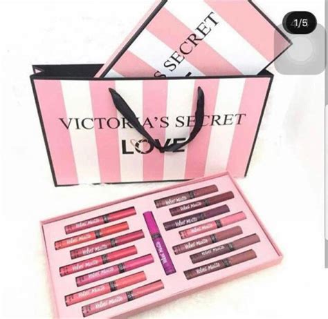 Victorias Secret Velvet Matte Cream Liquid Lip Stain Gloss Set Of