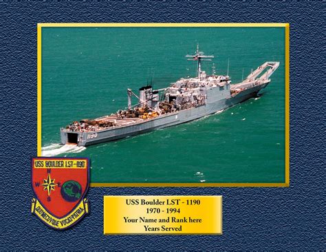 Uss Sirocco Pc 6 Custom Personalized 85 X 11 Print Of Us Navy Etsy