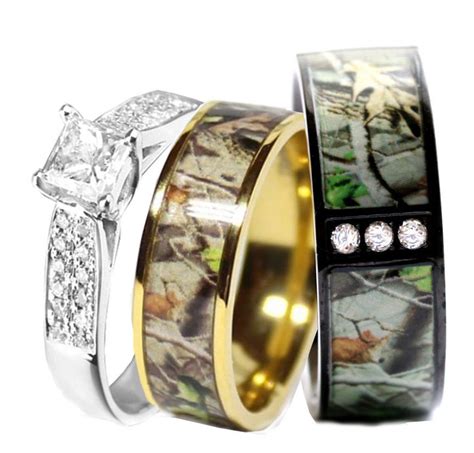 Https://techalive.net/wedding/camo Wedding Ring Sets For Him And Her