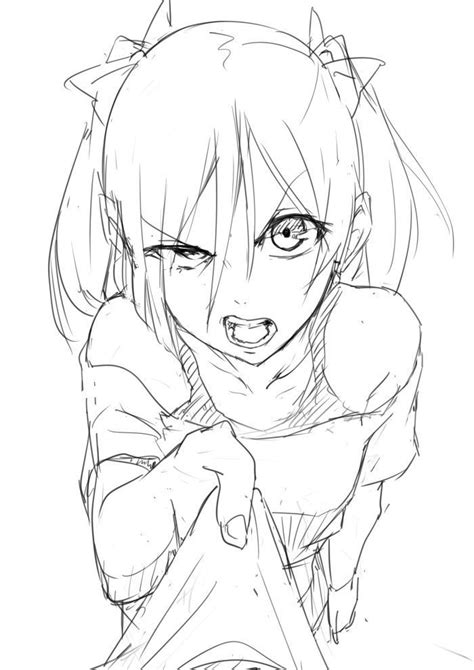 Manga Style Female Expression Art Reference Poses Drawing Poses