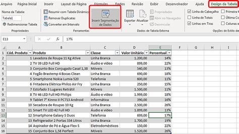 Segmentação de Dados no Excel é um filtro avançado para consultas