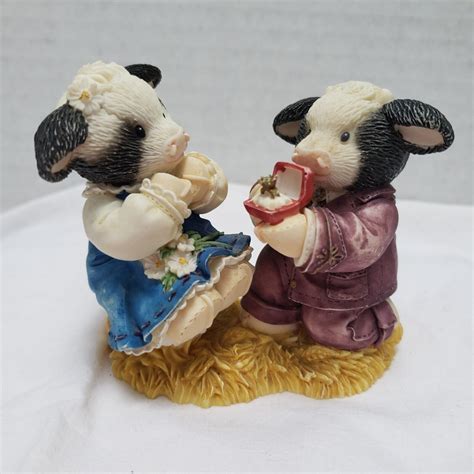 Enesco mary s moo moos fair feathered friends cow w duckies ebay – Artofit