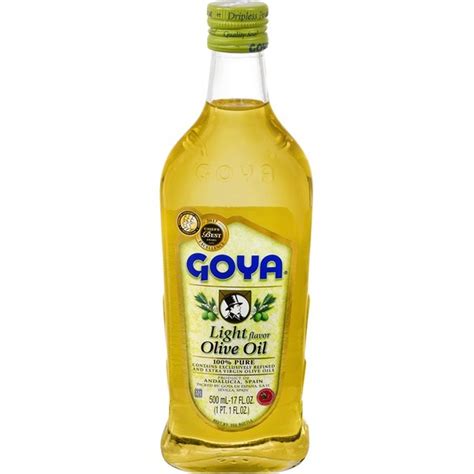 Goya 100 Pure Olive Oil Light Flavor 17 Fl Oz Instacart