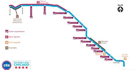 Blue Line Cta Train Map