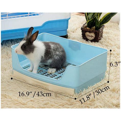 Galesaur Rubyhome Oversize Rabbit Litter Box With Drawer