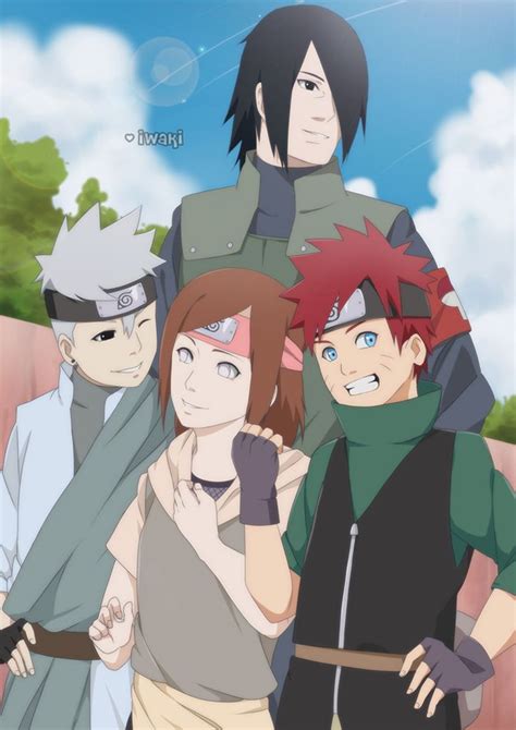 Team Sasuke By Iwaki 0 Naruto Sharingan Anime Naruto Sasuke Sakura