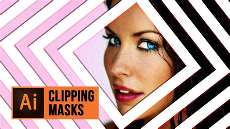 How To Make A Clipping Mask In Adobe Illustrator Youtube