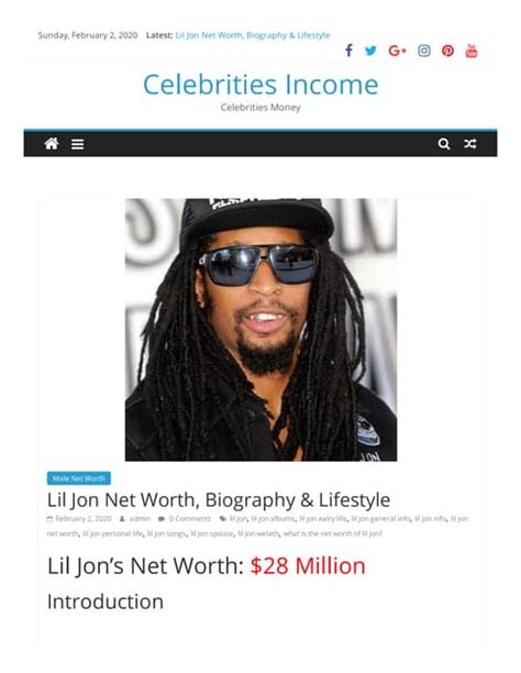Lil Jon Net Worth Bio And Lifestyle