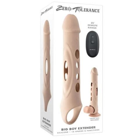 Zero Tolerance Big Boy Vibrating Remote Controlled Extender Vanilla Sex Toys And Adult