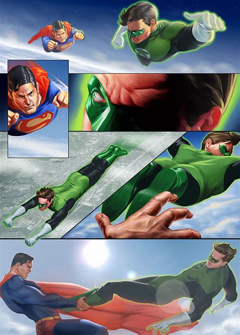 Superman Vs Green Lantern By Joetromundo On Deviantart