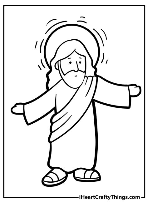 Jesus Teaching Coloring Pages