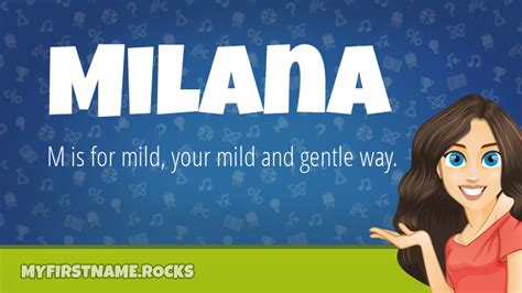 milana first name personality and popularity