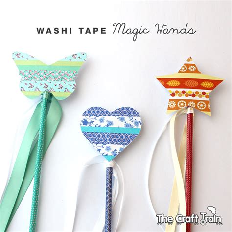 Washi Tape Magic Wands The Craft Train