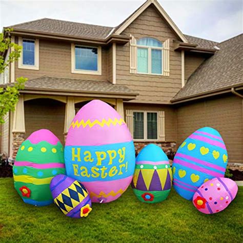 10 Large Easter Eggs For Outdoor Decoration