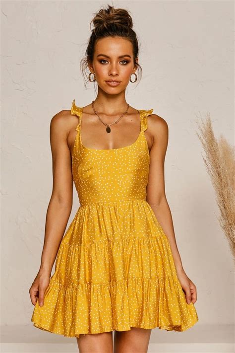 Holly Dress Yellow Yellow Dress Fashion Dresses