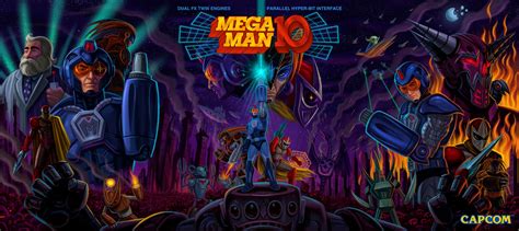 Gerald De Jesus Blog Of Art Mega Man 10 Cover Start To