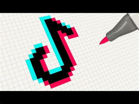 Handmade Pixel Art How To Draw Tiktok Logo Pixelart My XXX Hot Girl