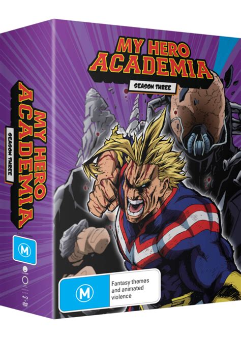 My Hero Academia Season 3 Part 1 Dvd Blu Ray Combo Limited Edition