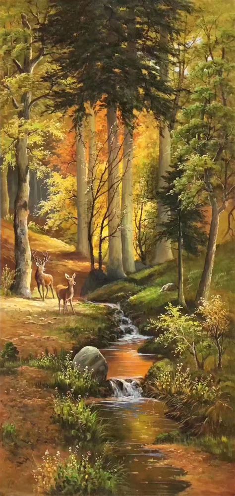 #oilonboard #oilpainting #landscapepainting #landscape #painting #river #sky #sun. ID=ap-D7; size:70x150cm(28"x59"inch); 100% hand-made oil ...