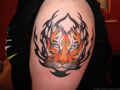 It is designed as an upside down u with curves at its ends. 47 Cool Leo Tattoos On Shoulder