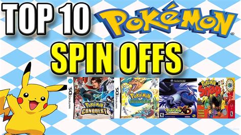 Top 10 Pokemon Spin Off Games Kmacktime Youtube