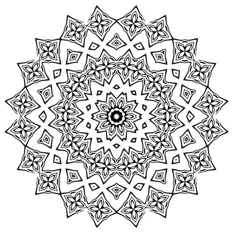Looking for a simple way to relax for a few minutes…or an hour? Free Printable Mandala Coloring Pages For Adults - Best ...