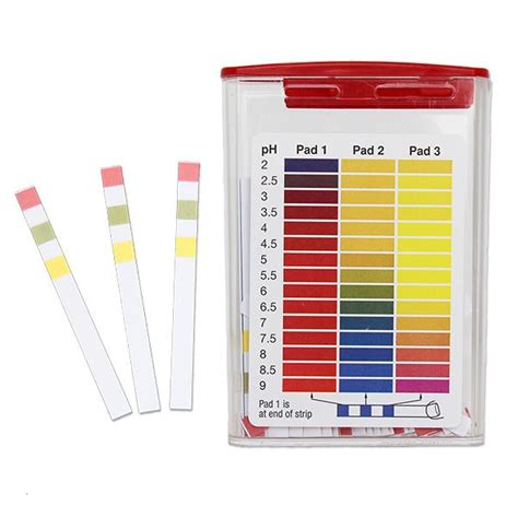 PH 2 9 Test Strips 3 Pad Precision Laboratories Test Strips