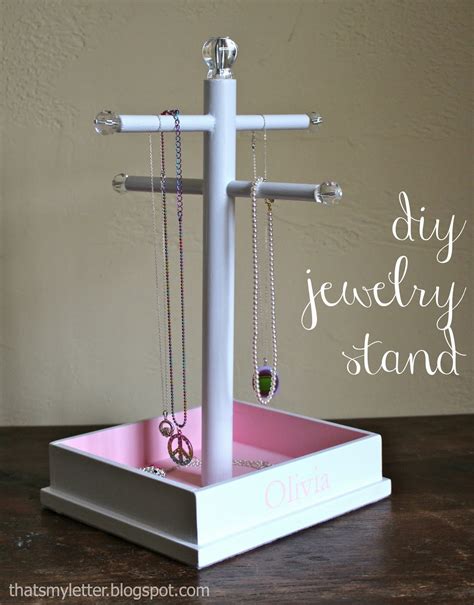 Thats My Letter Diy Jewelry Stand