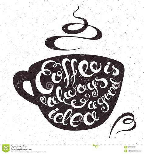 Drawing a flower or fake tattoo on your hand with sharpie will not give you cancer. Vector Hand Drawn Printable Illustration Of Cup Of Coffee ...