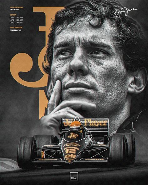 Ayrton Senna Formula 1 Racing Lotus Motosport Poster Life Size Posters By Joel Jerry