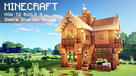 They offer not only protection from hostile mobs, but a place in which to conduct most (or even all) of any necessary operations, such as crafting, smelting, enchanting, and repairing. Minecraft: How To Build a Simple Starter House - YouTube