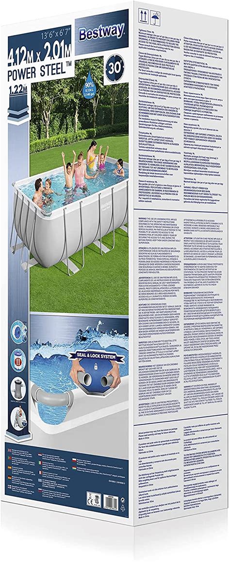 Bestway Power Steel Above Ground Pool With Pump And Ladder 136 Ft Bw56456 Swindon Pool Chemicals
