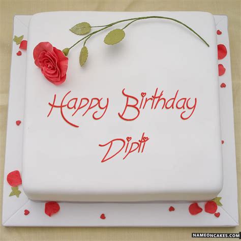 Happy Birthday Dipti Cake Images
