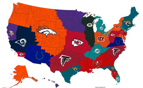 Nfl Territory Map
