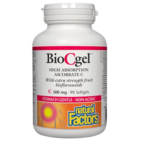 Check spelling or type a new query. Buy Natural Factors BioCgel (Vitamin C) 500mg, 90 Ct ...