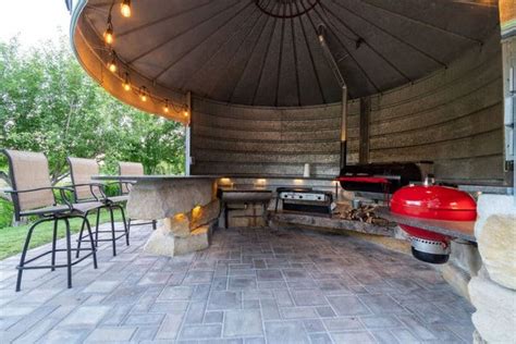 Turn A Grain Silo Into Your New Outdoor Kitchen Entertainment Space