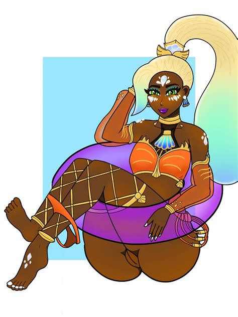 rule 34 beach bikini black skin crystals dark skinned female dark skin female only green eyes