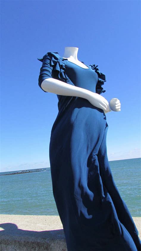New L Dress Pyramid Collection Peacock Blue Teal Long Maxi Costume Steampunk Sex Ebay